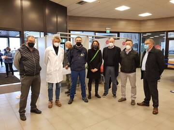 Cavalese, al centro vaccinale 250 somministrazioni al giorno