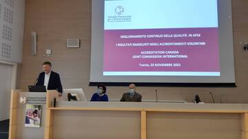 Apss: enti internazionali riconoscono l’elevata qualità dei servizi erogati 