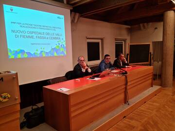 Nuovo ospedale di Fiemme, Fassa e Cembra, ieri l’incontro a Tesero