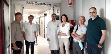 L’assessore Segnana in visita all’ospedale Santa Chiara 