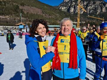 La vicepresidente Gerosa alla 23^ Marcialonga Stars: “Lo sport unisce attorno a progetti importanti”