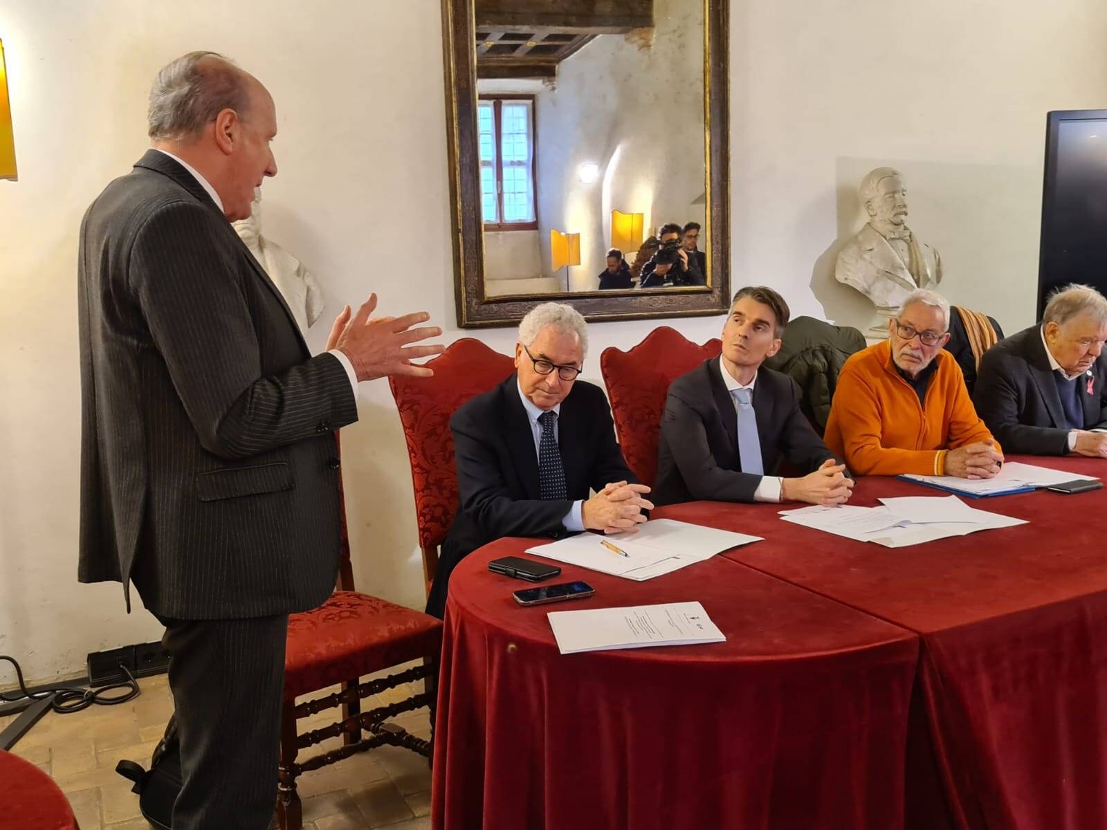 Immagine: A Palazzo Geremia conferenza stampa sui 45 anni del SSN