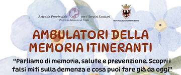 Mese dell’Alzheimer: ambulatori itineranti della memoria 