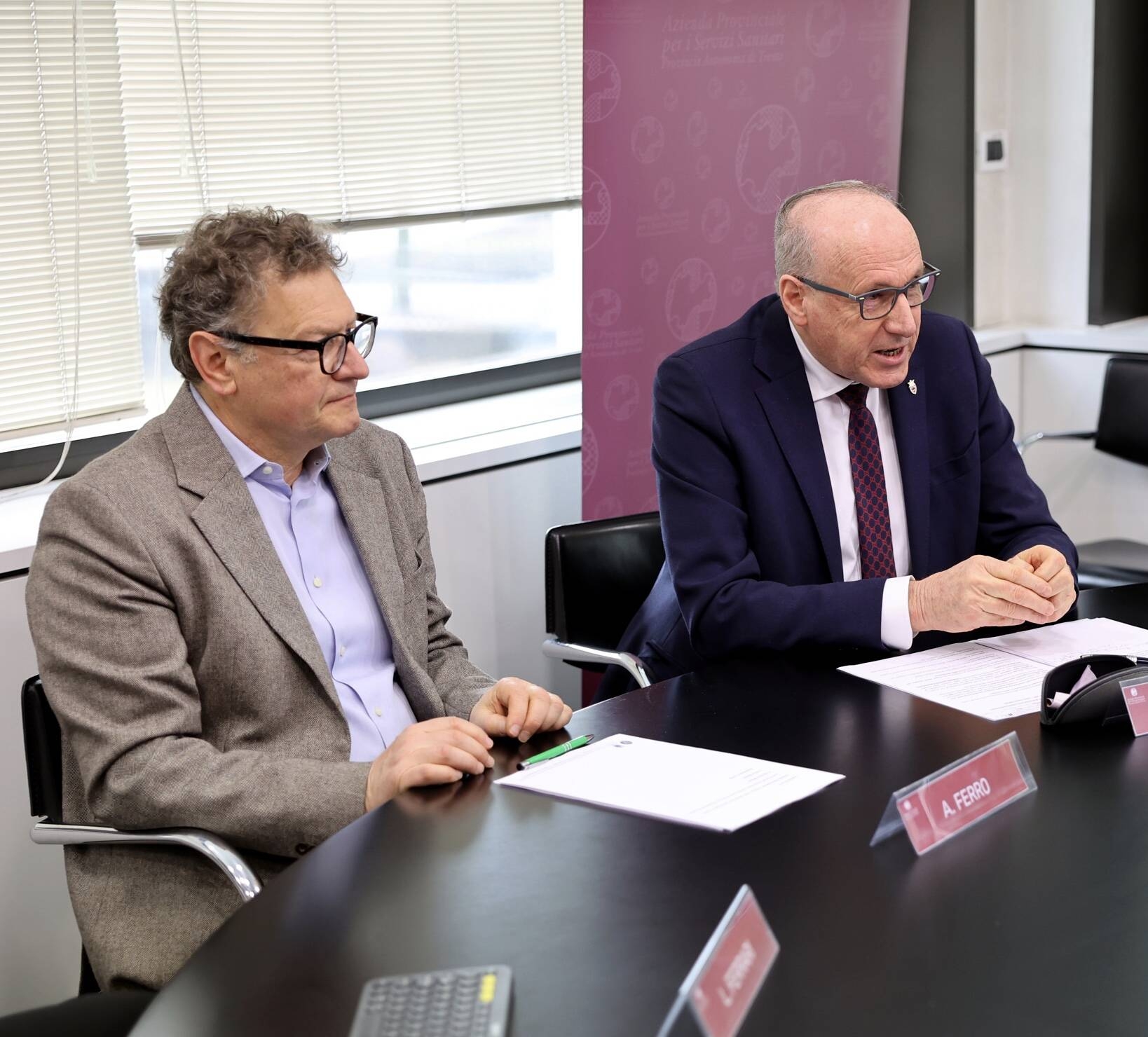 Immagine: Assessore Tonina - Dottor Ferro 