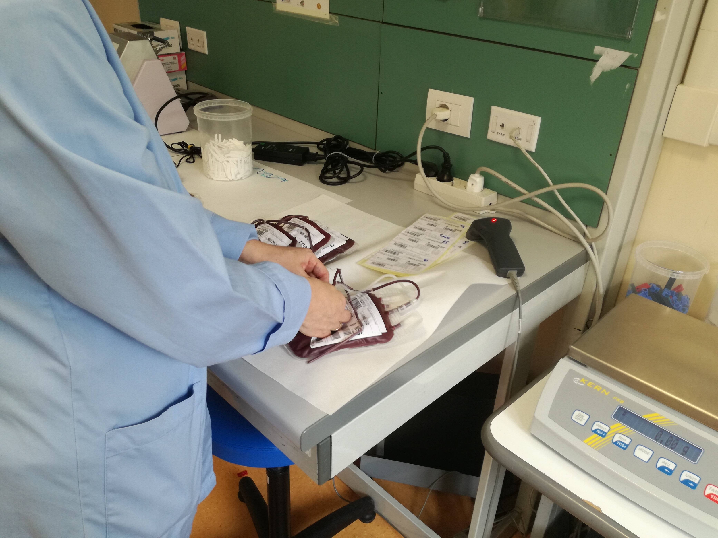 Immagine: banca del sangue