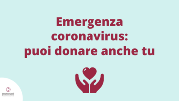 Emergenza coronavirus | Puoi donare anche tu