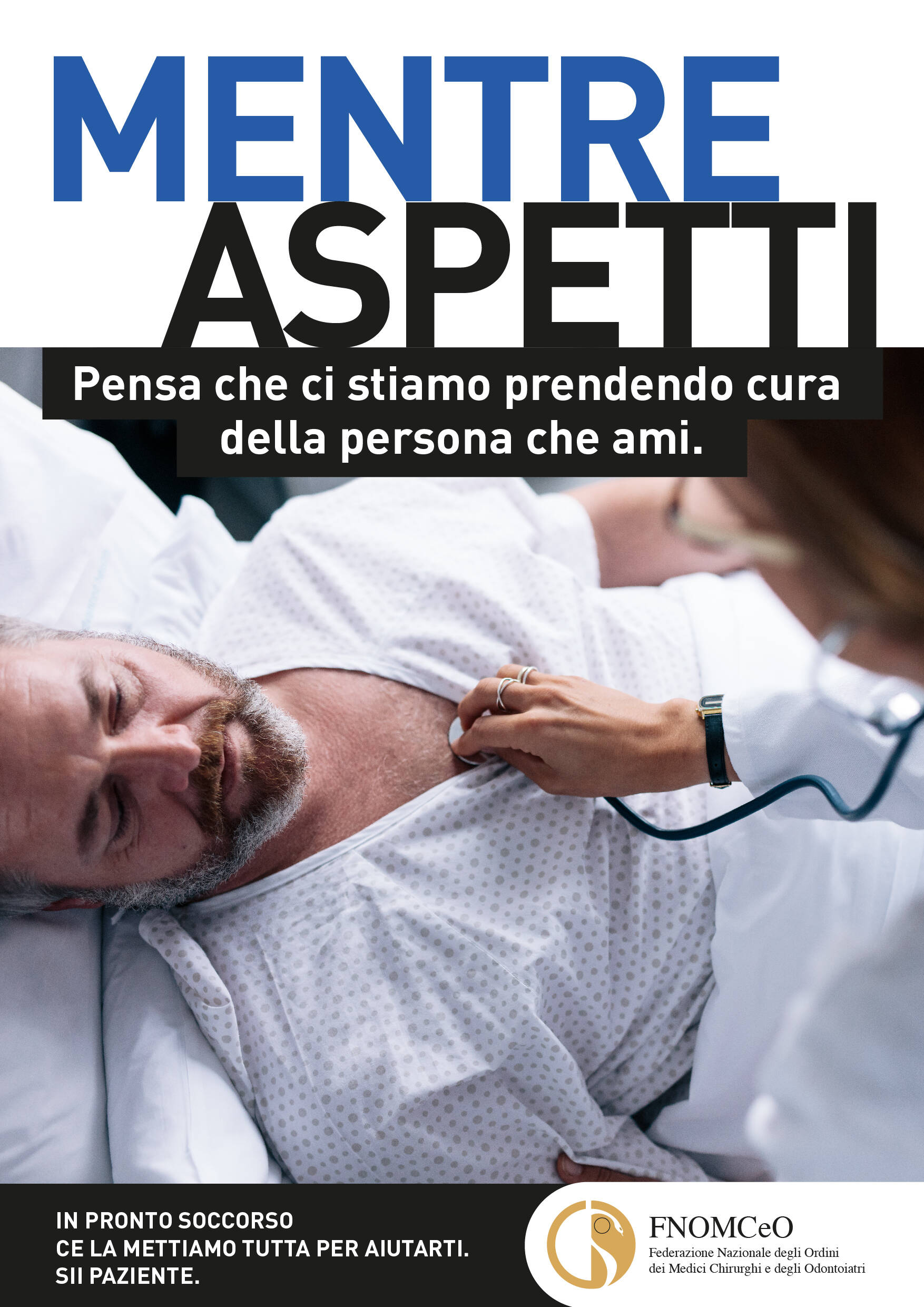 Immagine: campagna contro la violenza nei confronti dei sanitari