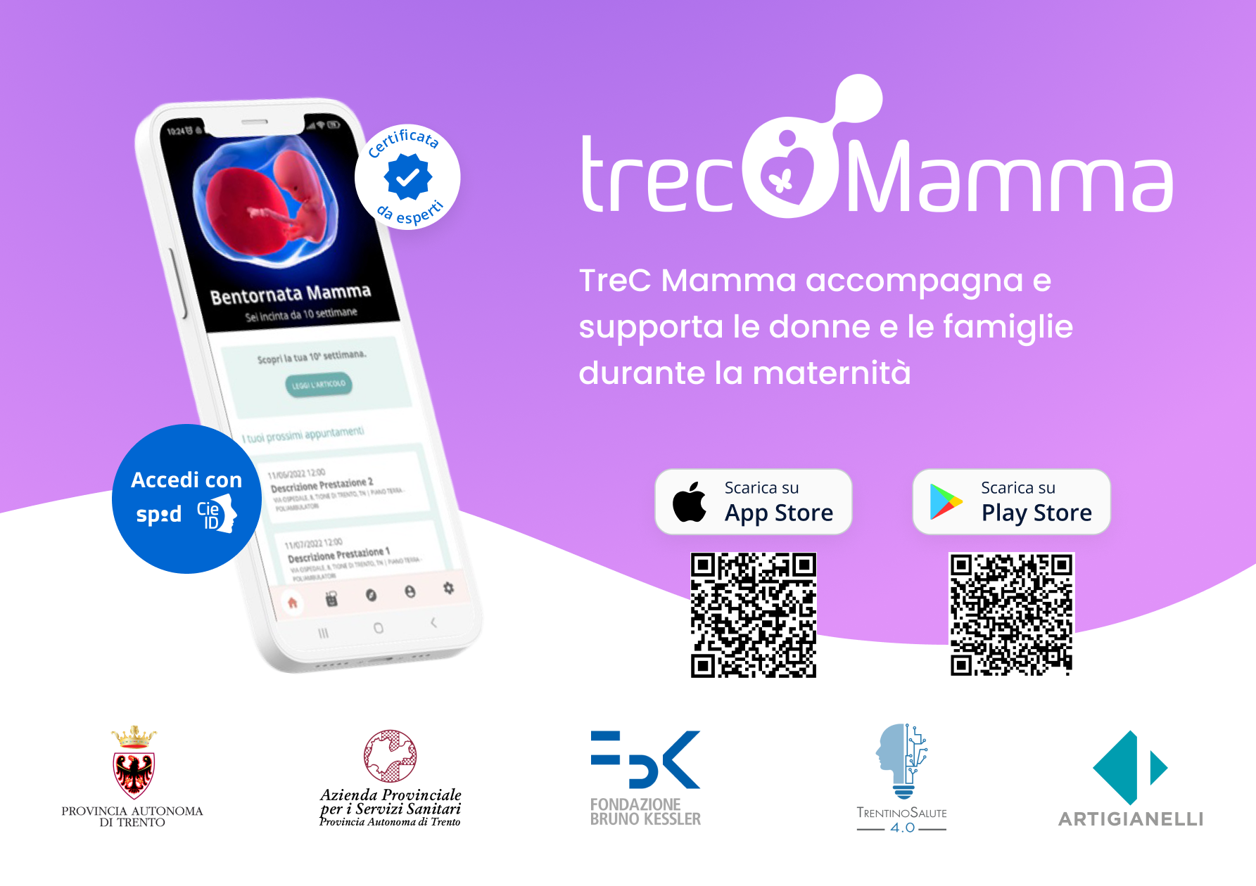 Immagine: Cartolina TreCMamma A5 Fronte