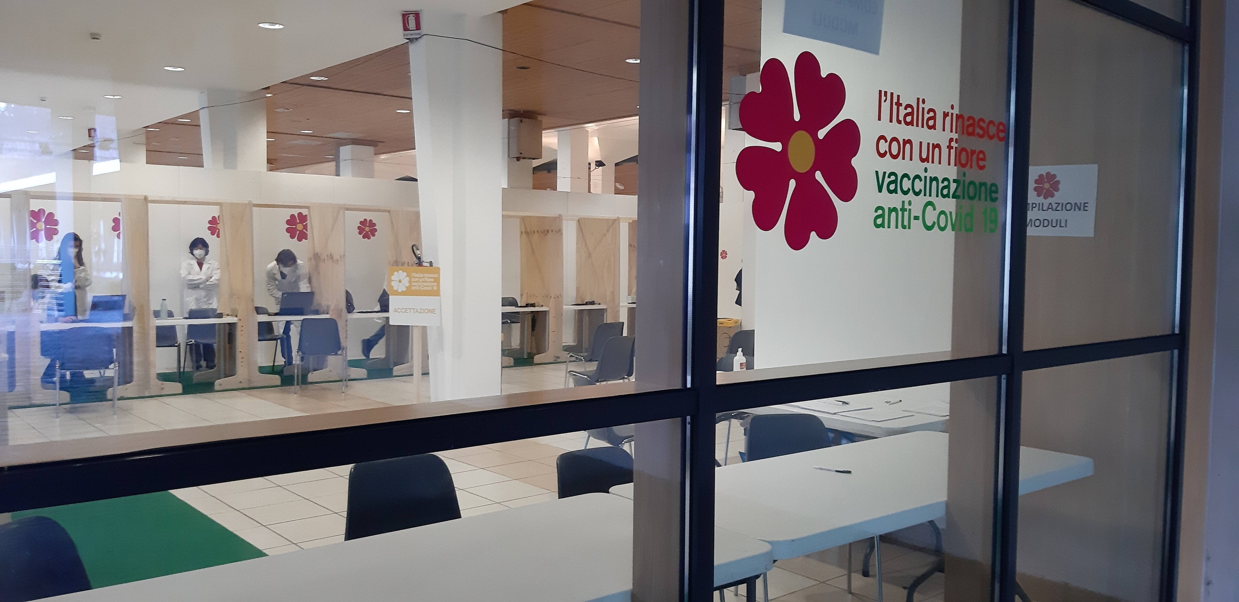 Immagine: Centro vaccinale Covid