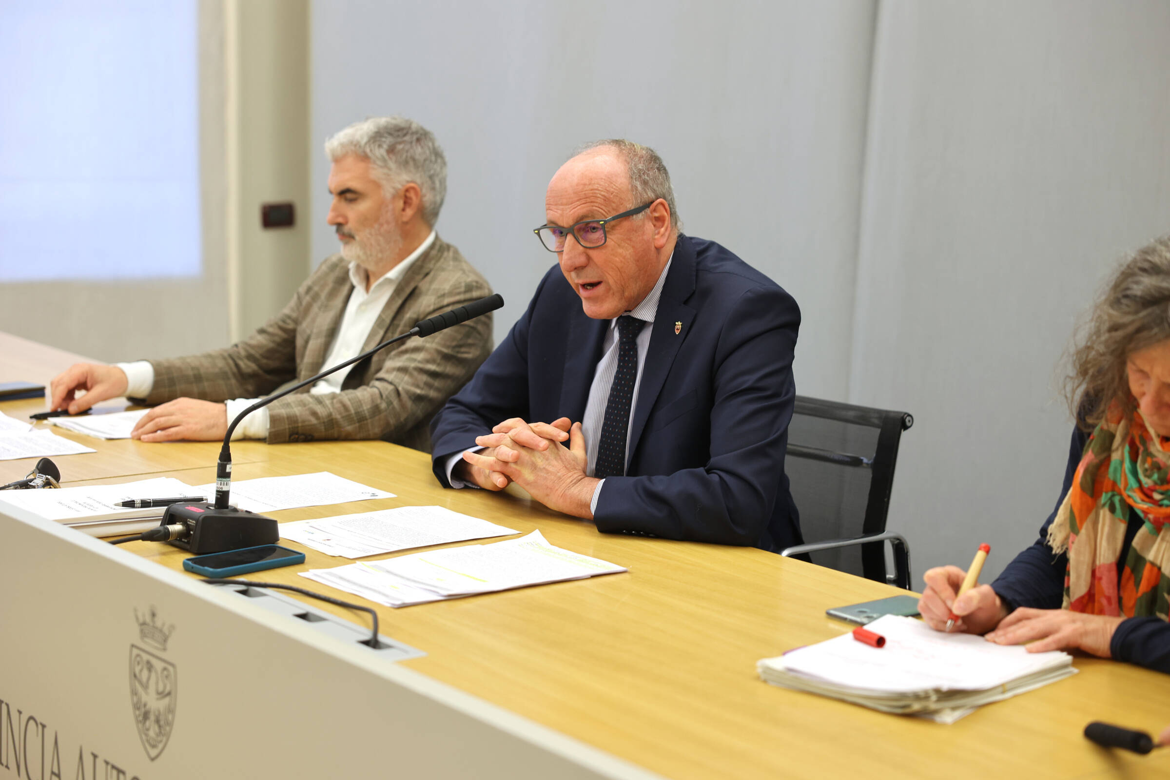 Immagine: Conferenza Giunta provinciale 8/11/2024