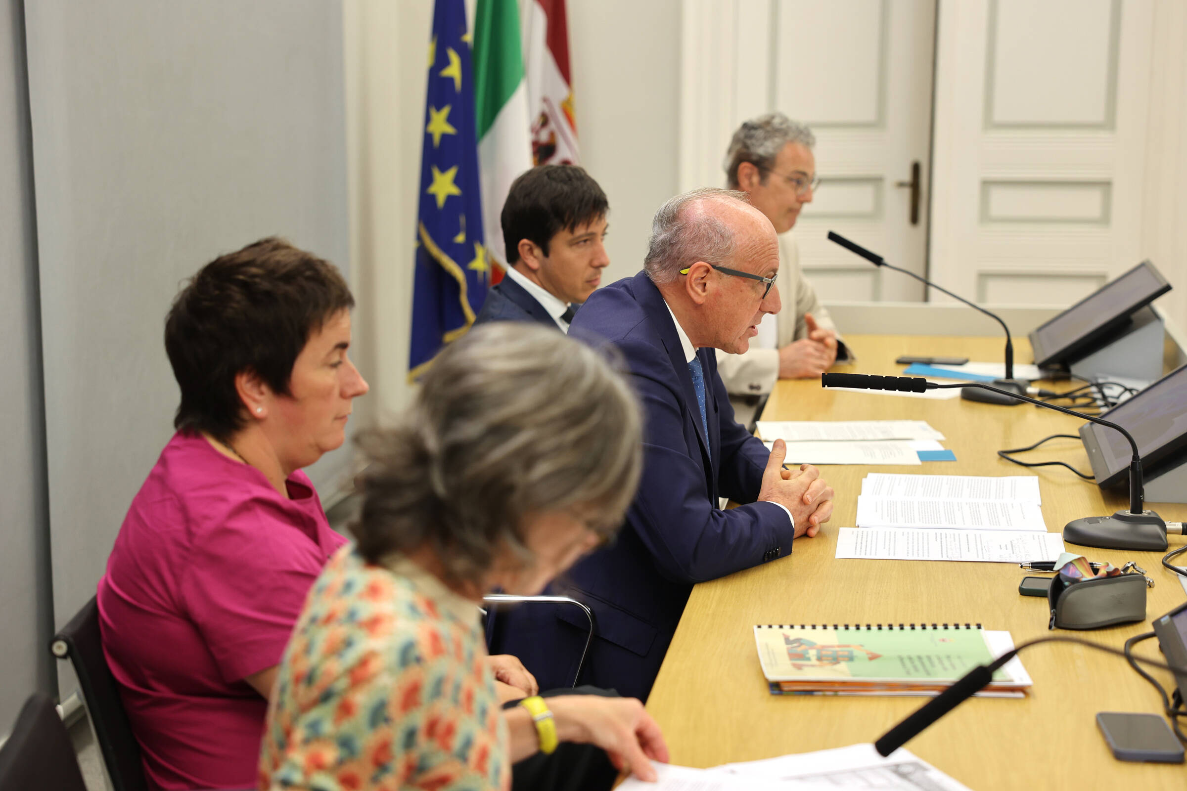 Immagine: Conferenza Stampa per welfare e piano demenze