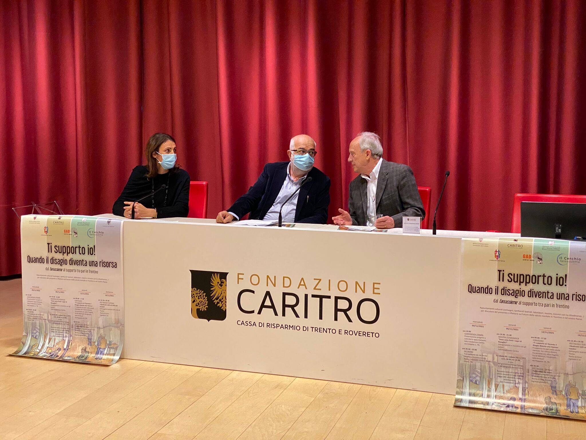 Immagine: conferenza stampa ti supporto io