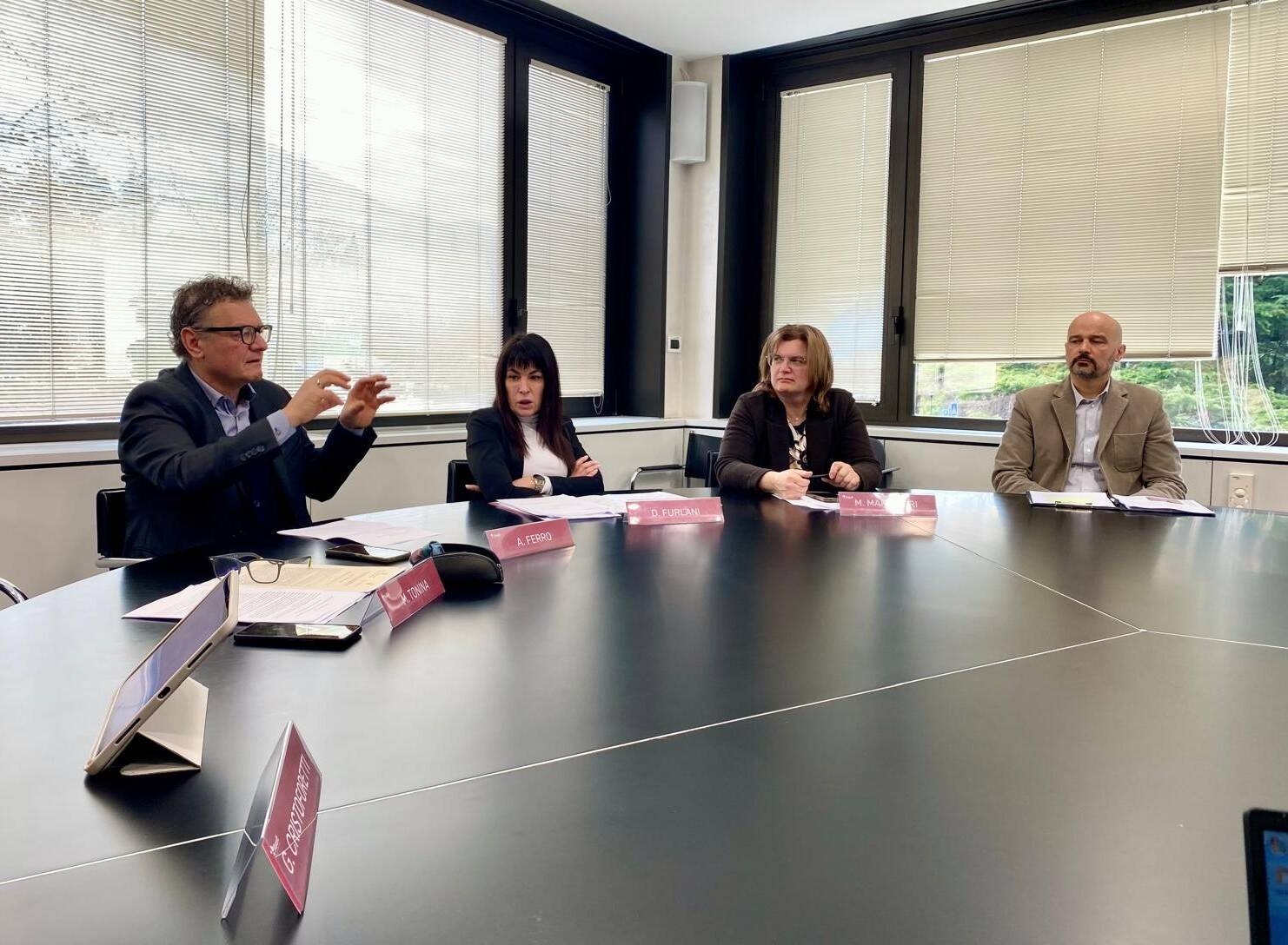 Immagine: Conferenza stampa videosorveglianza AI 2