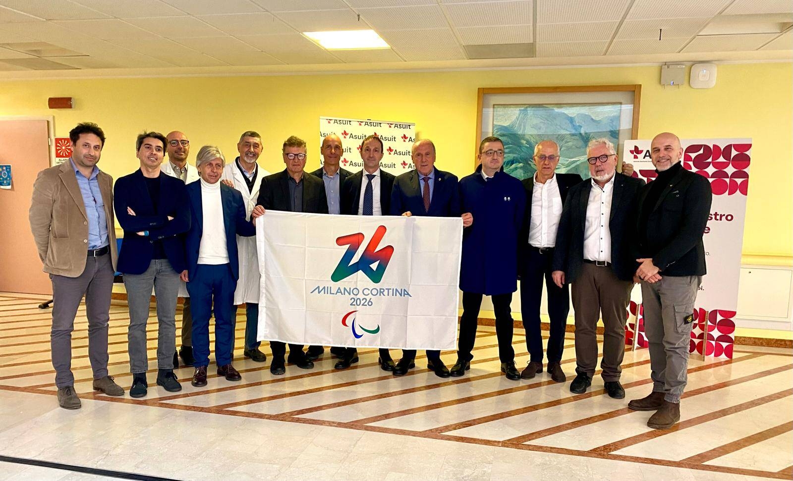 Immagine: Consegna bandiera Villa Rosa