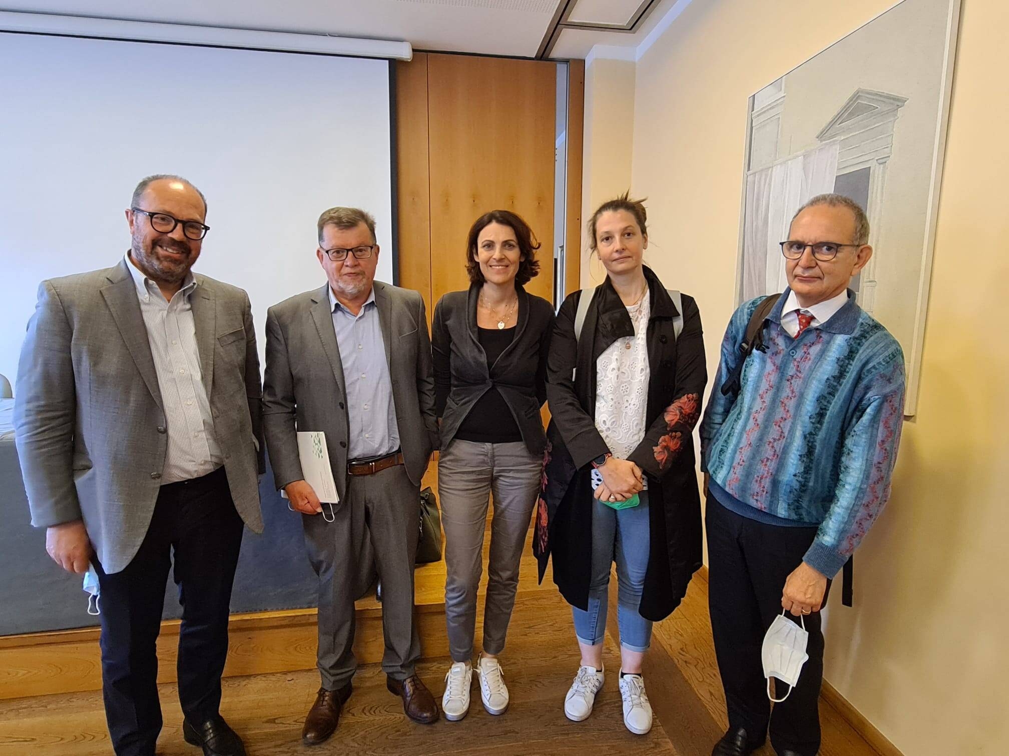 Immagine: Detomas, Zanon, Segnana, Aloisi e Benetollo