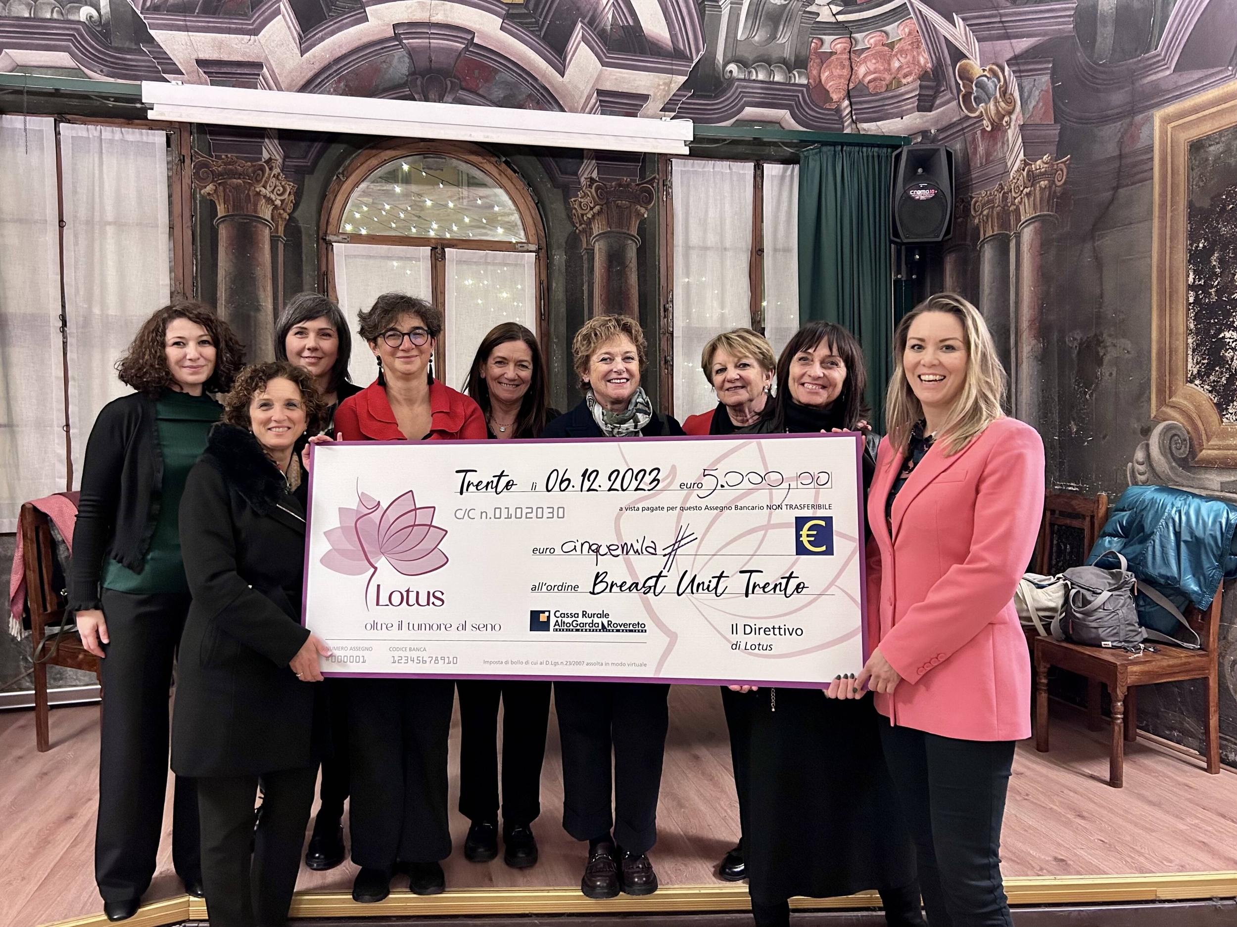 Immagine: donazione Lotus