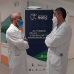 Immagine: Dr. Zuccarino e dr. Bonavita al NeMO Trento