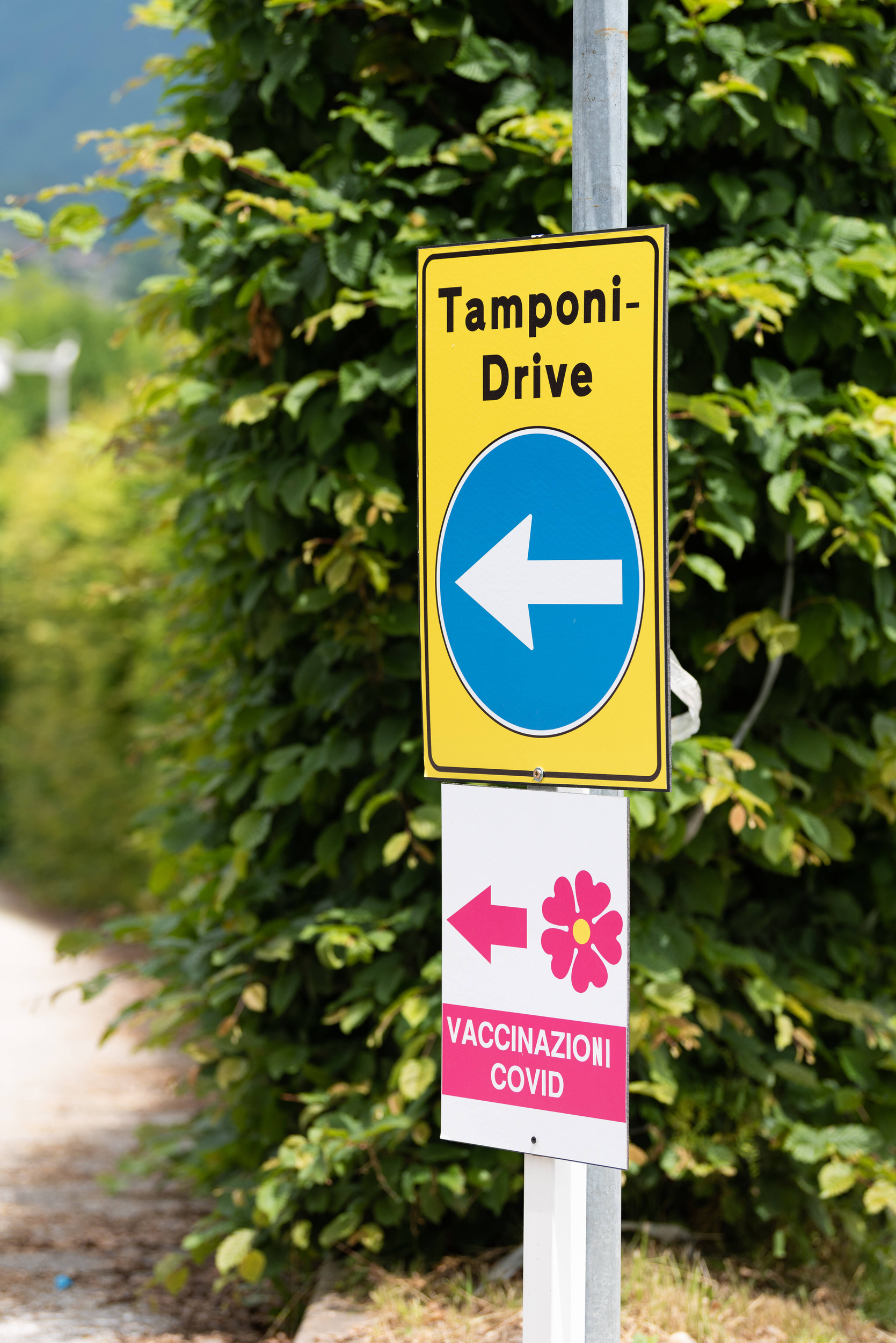 Immagine: Drive through tamponi