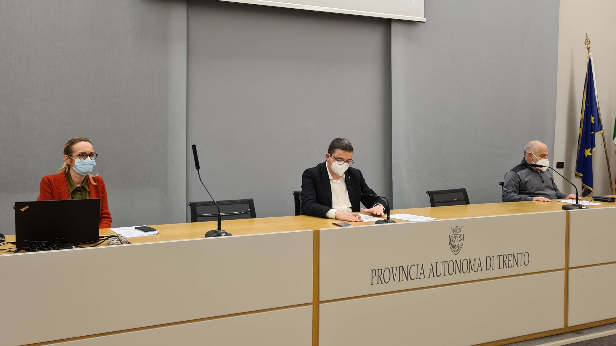 Immagine: Fugatti conferenza stampa