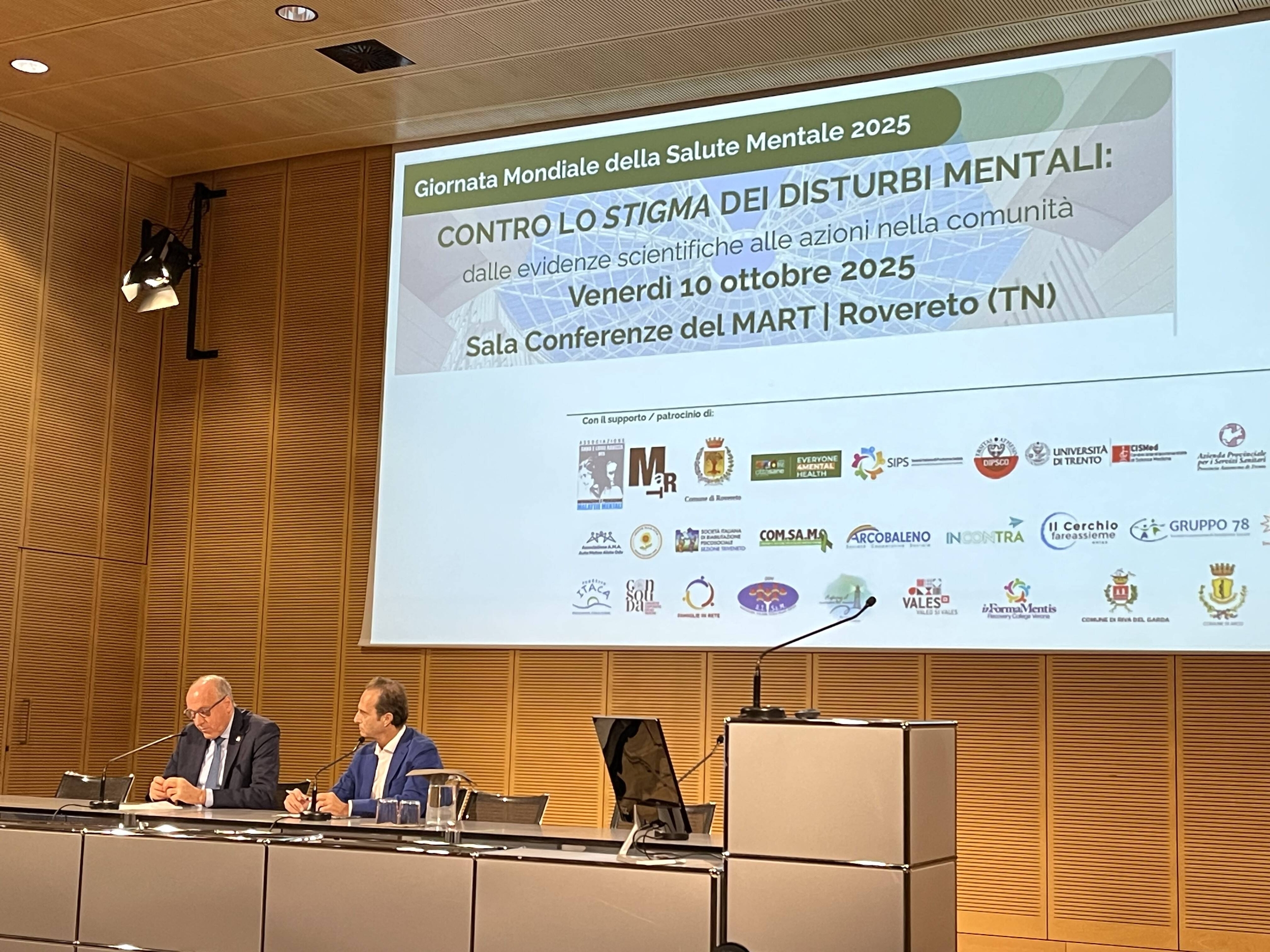 Immagine: Giornata mondiale della salute mentale 2025 Convegno Contro lo stigma dei disturbi mentali