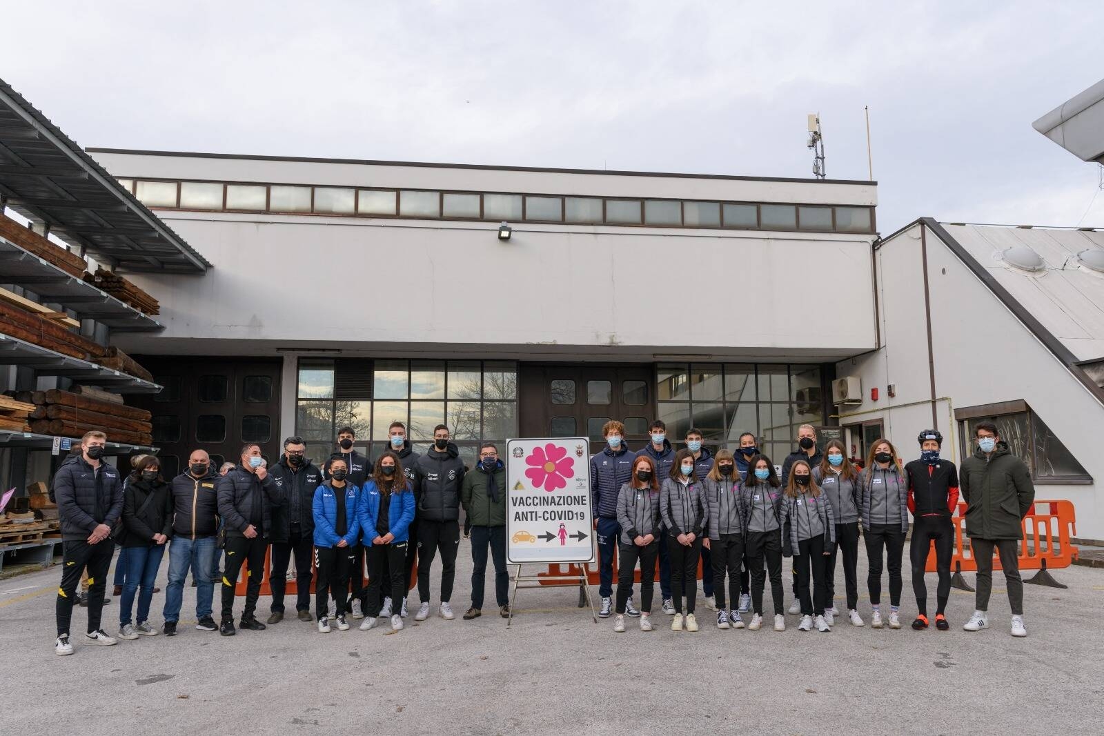 Immagine: Gli sportivi testimonial della maratona vaccinale dal 4 all'8 dicembre 2021 in Trentino