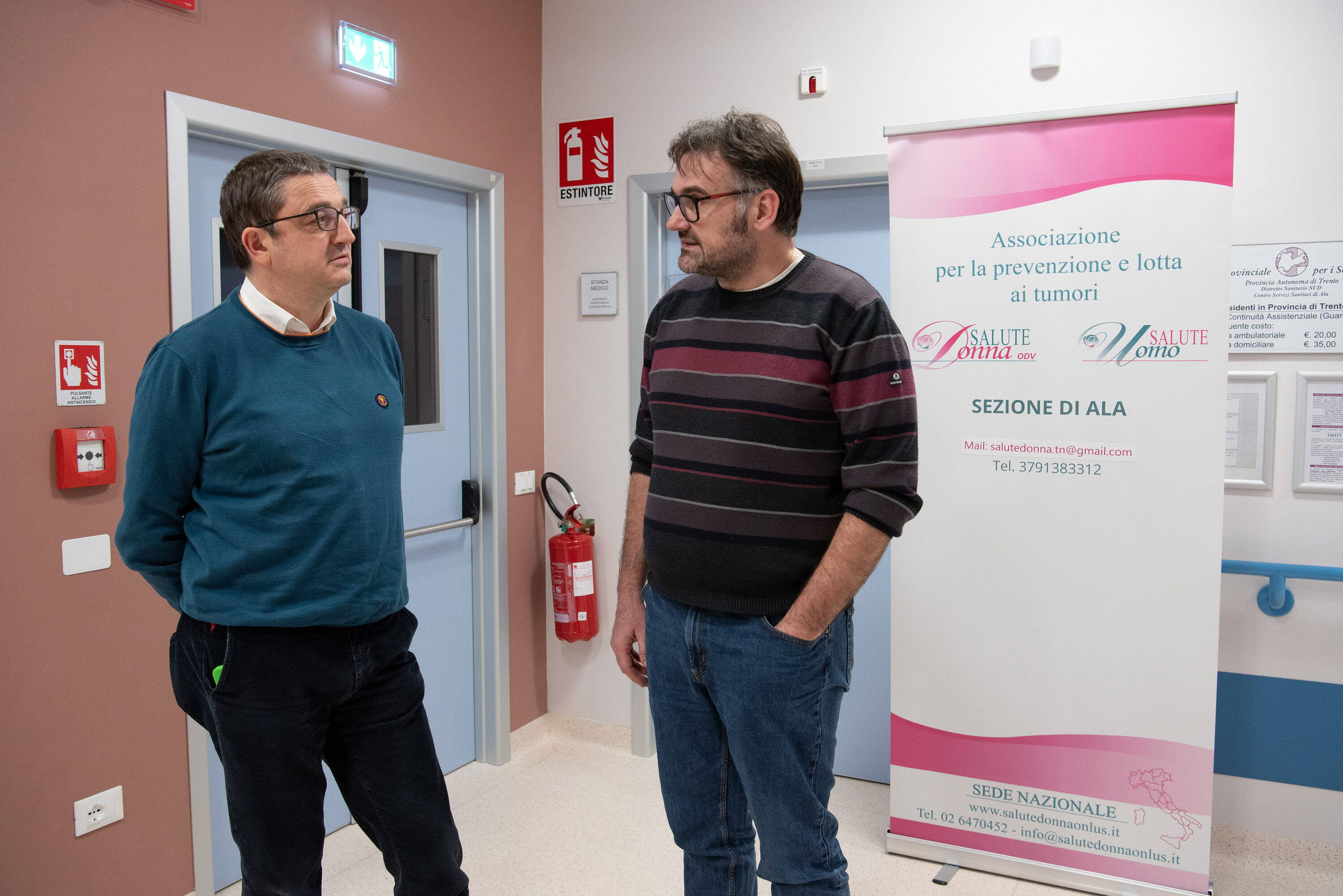 Immagine: Il presidente Fugatti e il dott. Cai 