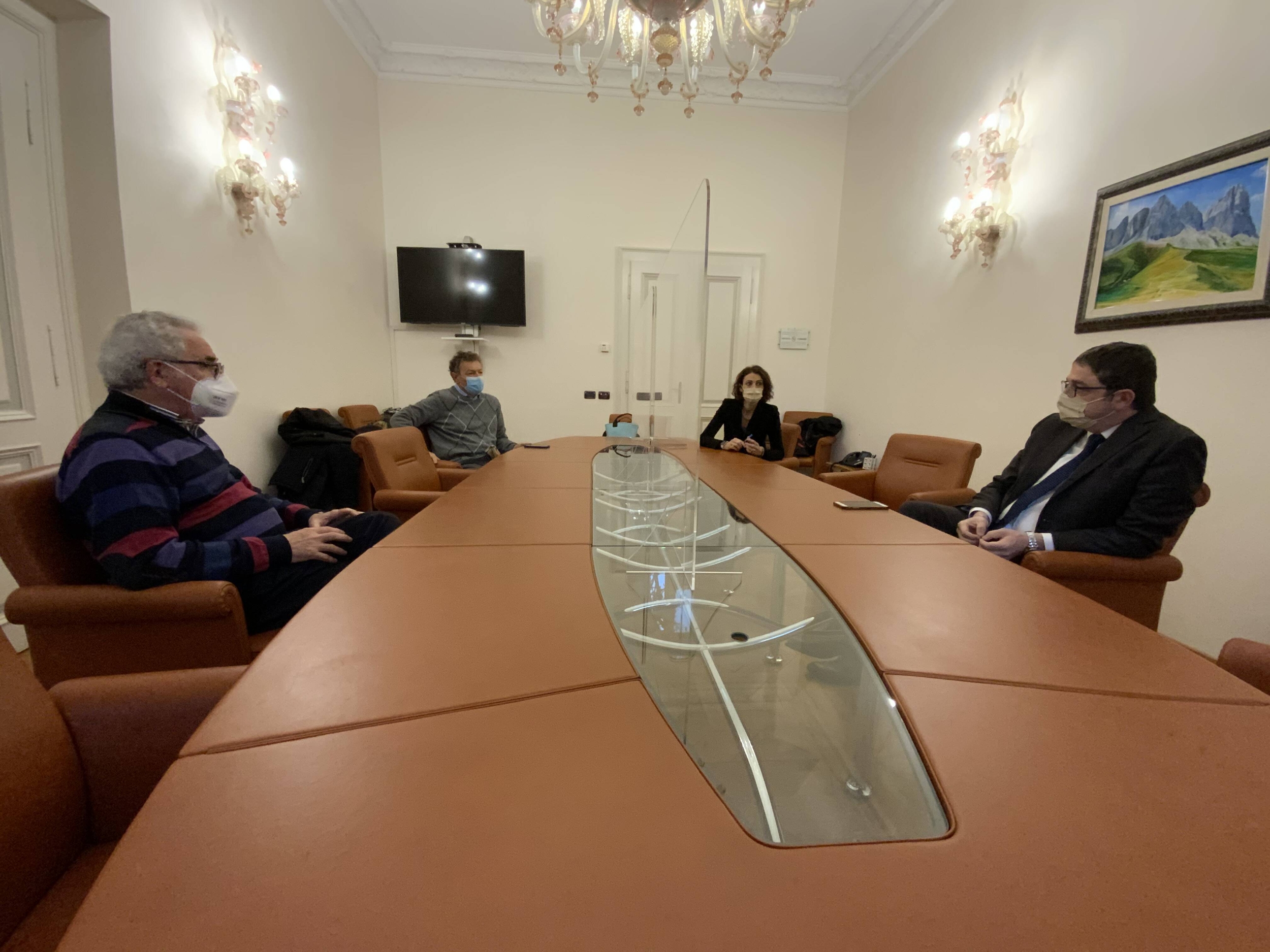 Immagine: incontro con Ordine dei medici