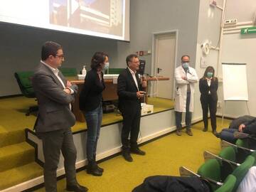 Fugatti e Segnana in visita all’ospedale di Rovereto