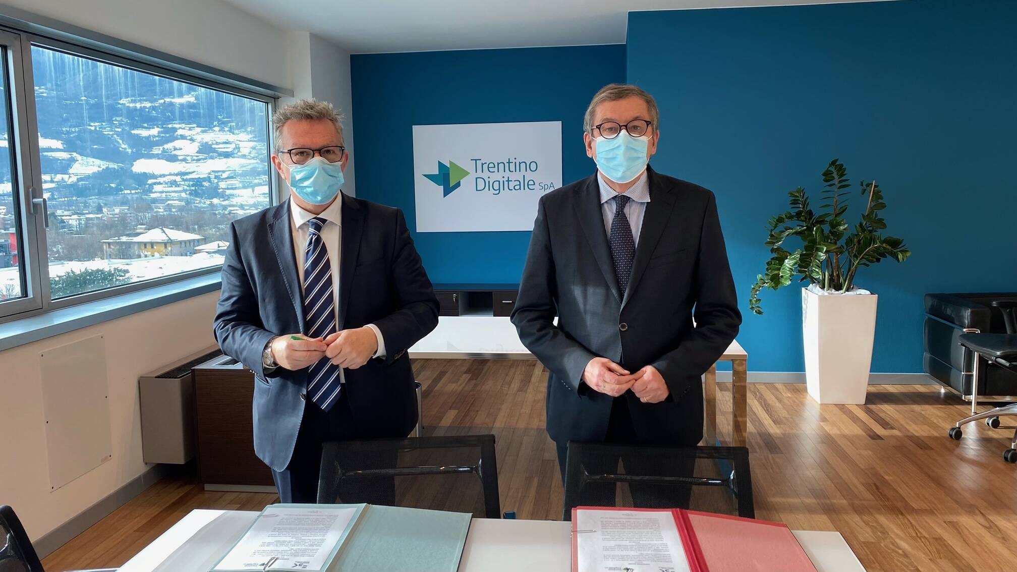 Immagine: L'alleanza tra Trentino Digitale e FBK per la trasformazione digitale del Trentino