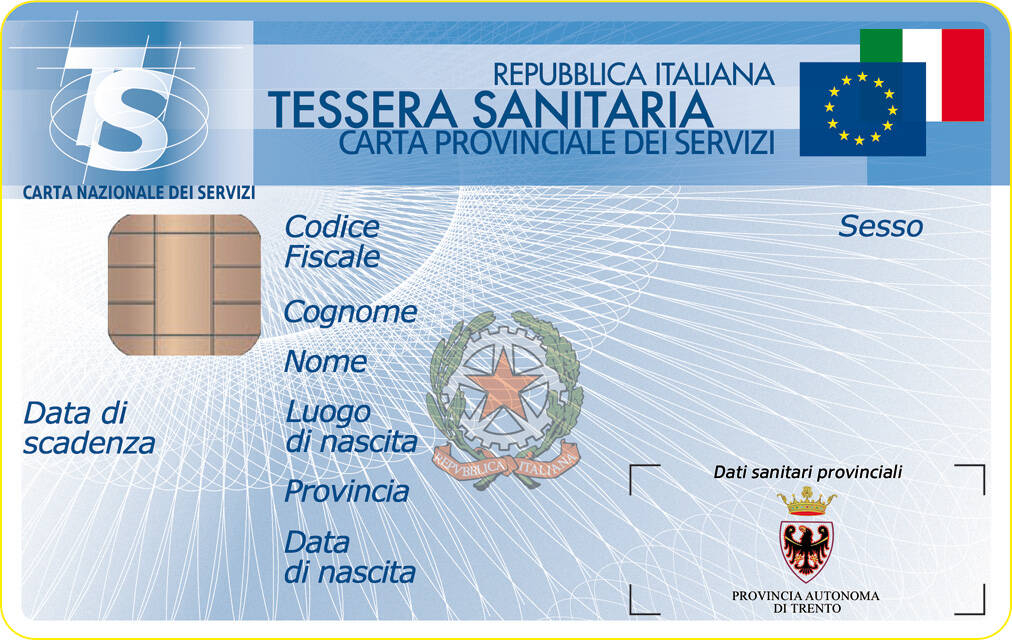 Immagine: La nuova tessera sanitaria