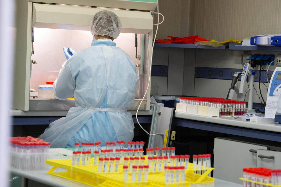 Immagine: Laboratorio tamponi Covid