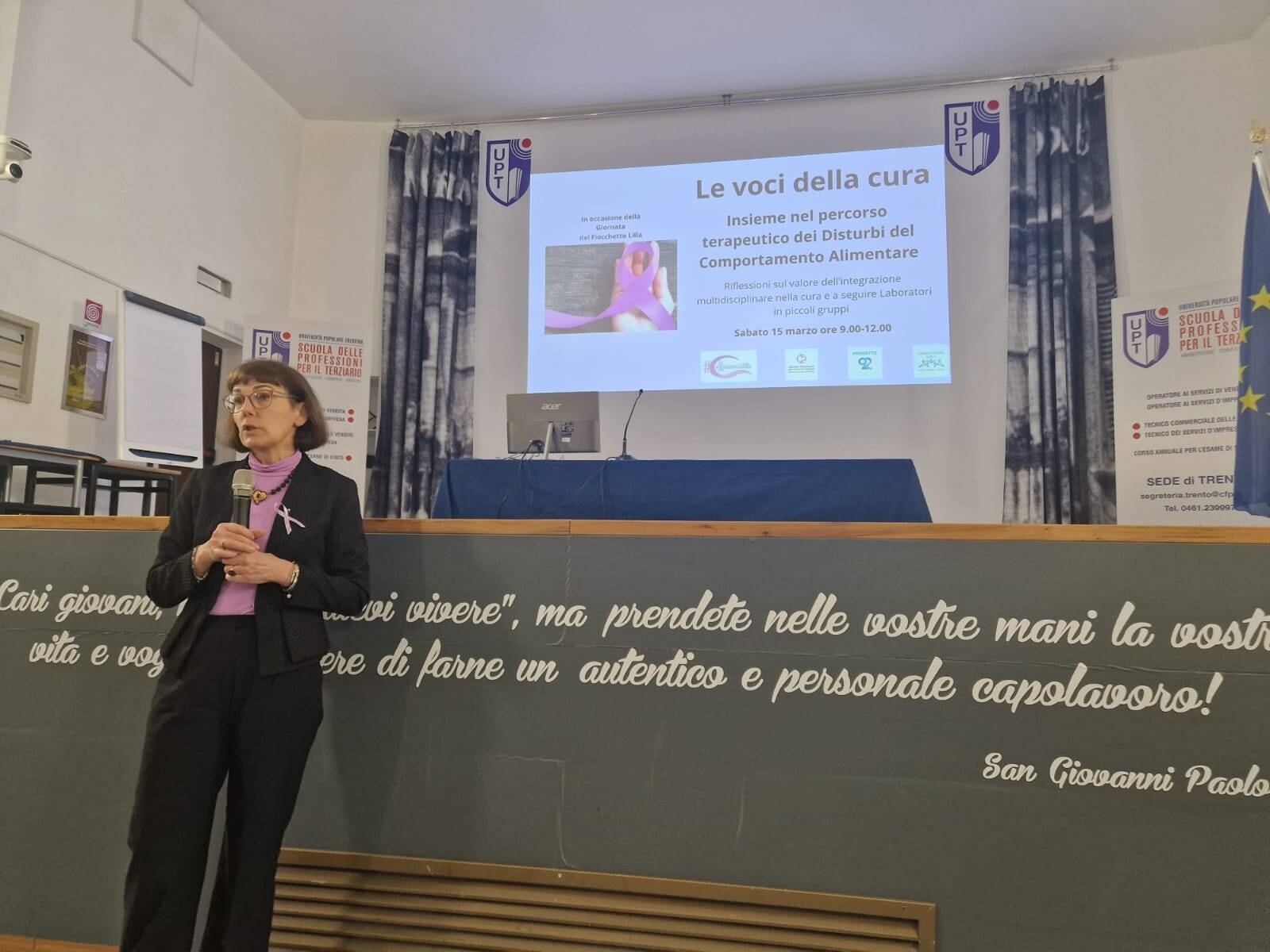 Immagine: Le voci della cura Fiocchetto Lilla