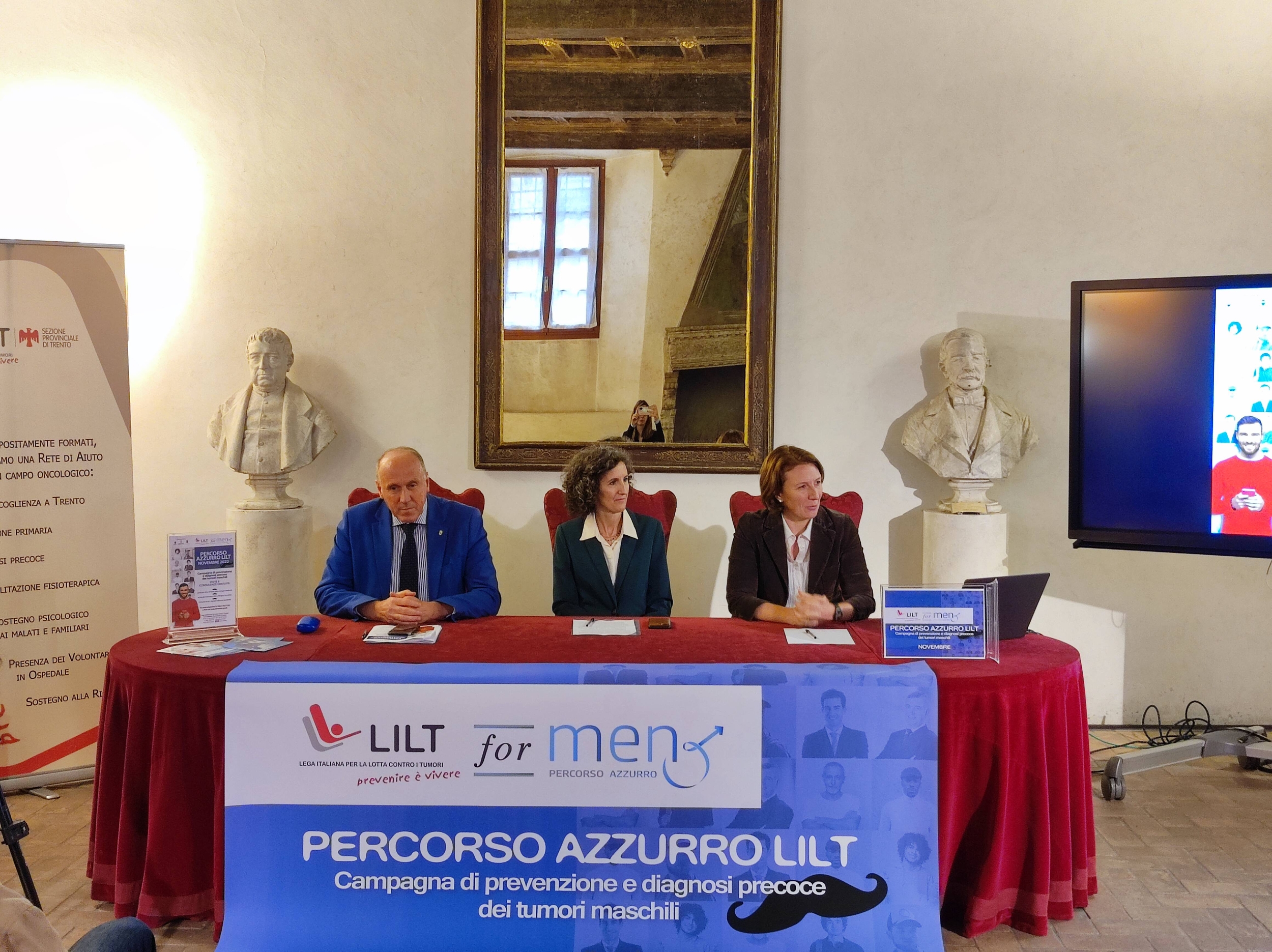 Immagine: "LILT for Men - Percorso Azzurro": conferenza stampa di presentazione