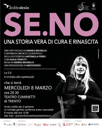 Per la Giornata internazionale della donna il Teatro Cuminetti ospita “Se.No.”, una storia vera di cura e rinascita