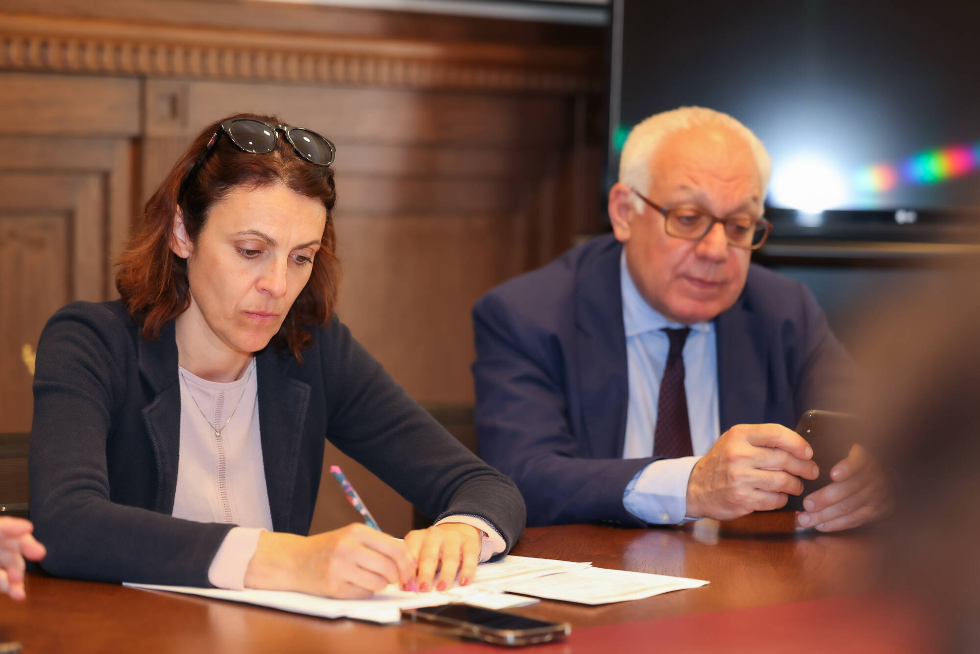 Immagine: Nella foto: Nella foto: Stefania Segnana, Giancarlo Riuscitti