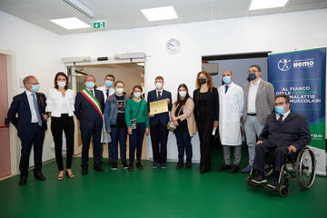 Il ministro Stefani visita l’ospedale riabilitativo Villa Rosa e il Centro clinico NeMO Trento