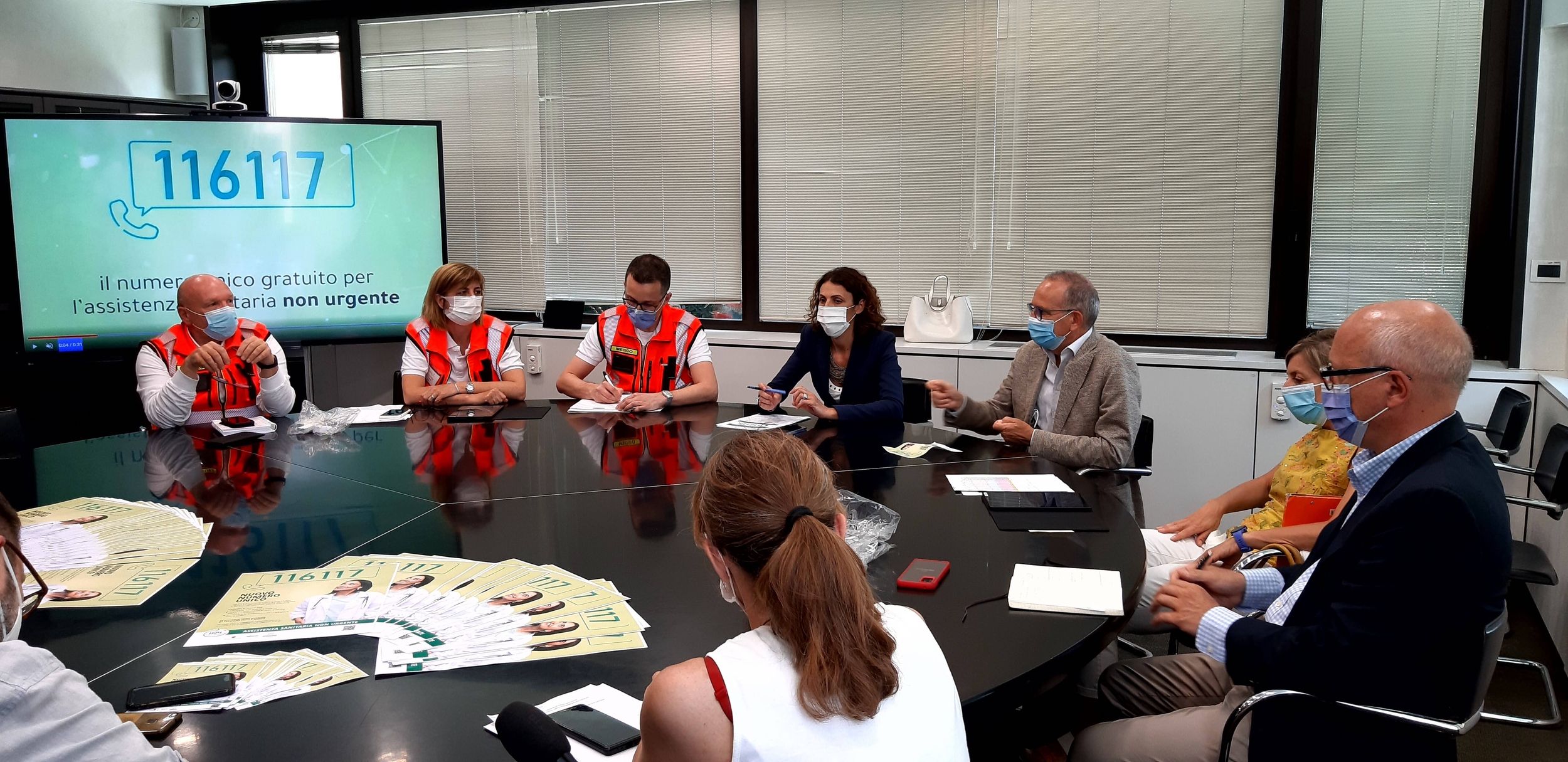 Immagine: Presentazione nuovo numero 116117