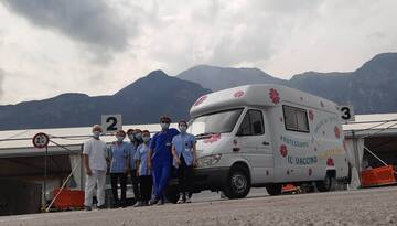 Vaccino anti Covid-19: un camper itinerante sul territorio