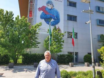 Covid: "Ritorno alla vita" la storia del bergamasco Fabio Cancelli curato a Rovereto