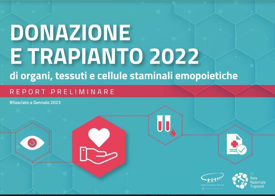 Immagine: Report cnt donazione organi