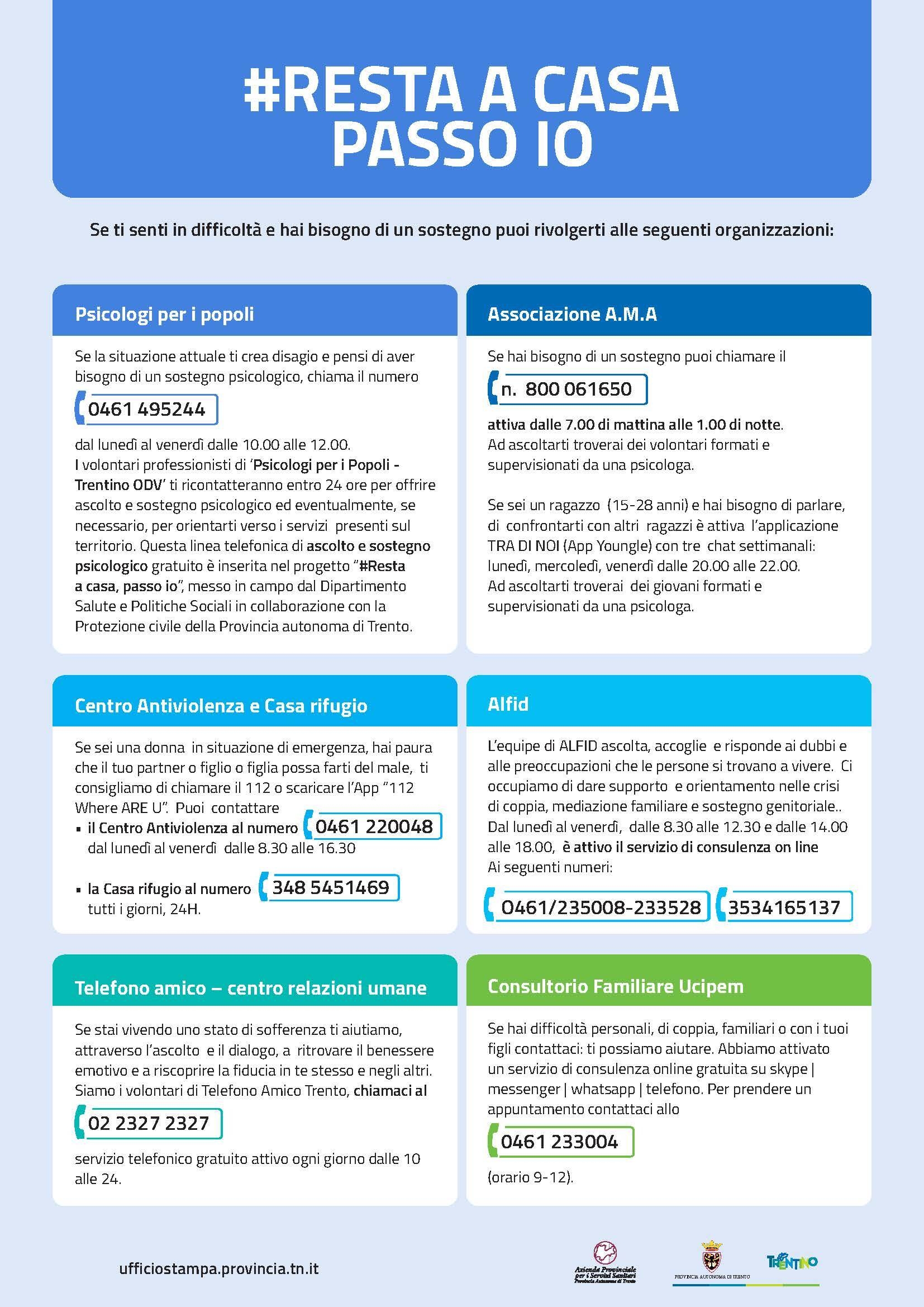 Immagine: Resta a casa, fronte