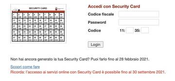 Accesso ai servizi pubblici online: dal 30 settembre va in pensione la “security card”