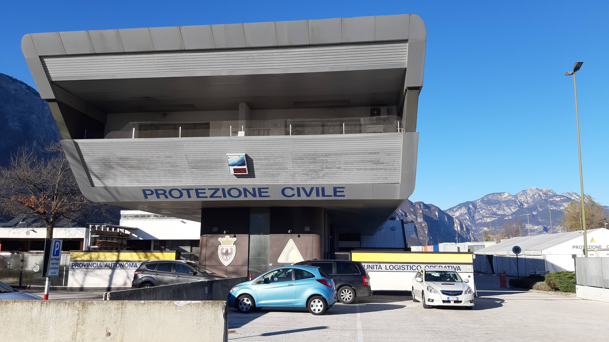 Immagine: Sede Protezione civile - Centro vaccinale di Lavis