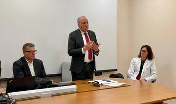 Ospedale Cavalese, la visita dell'assessore Tonina