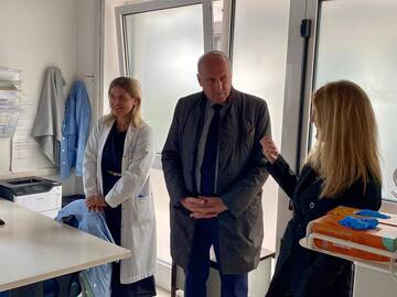 L’ assessore Tonina in visita al Serd di Trento 