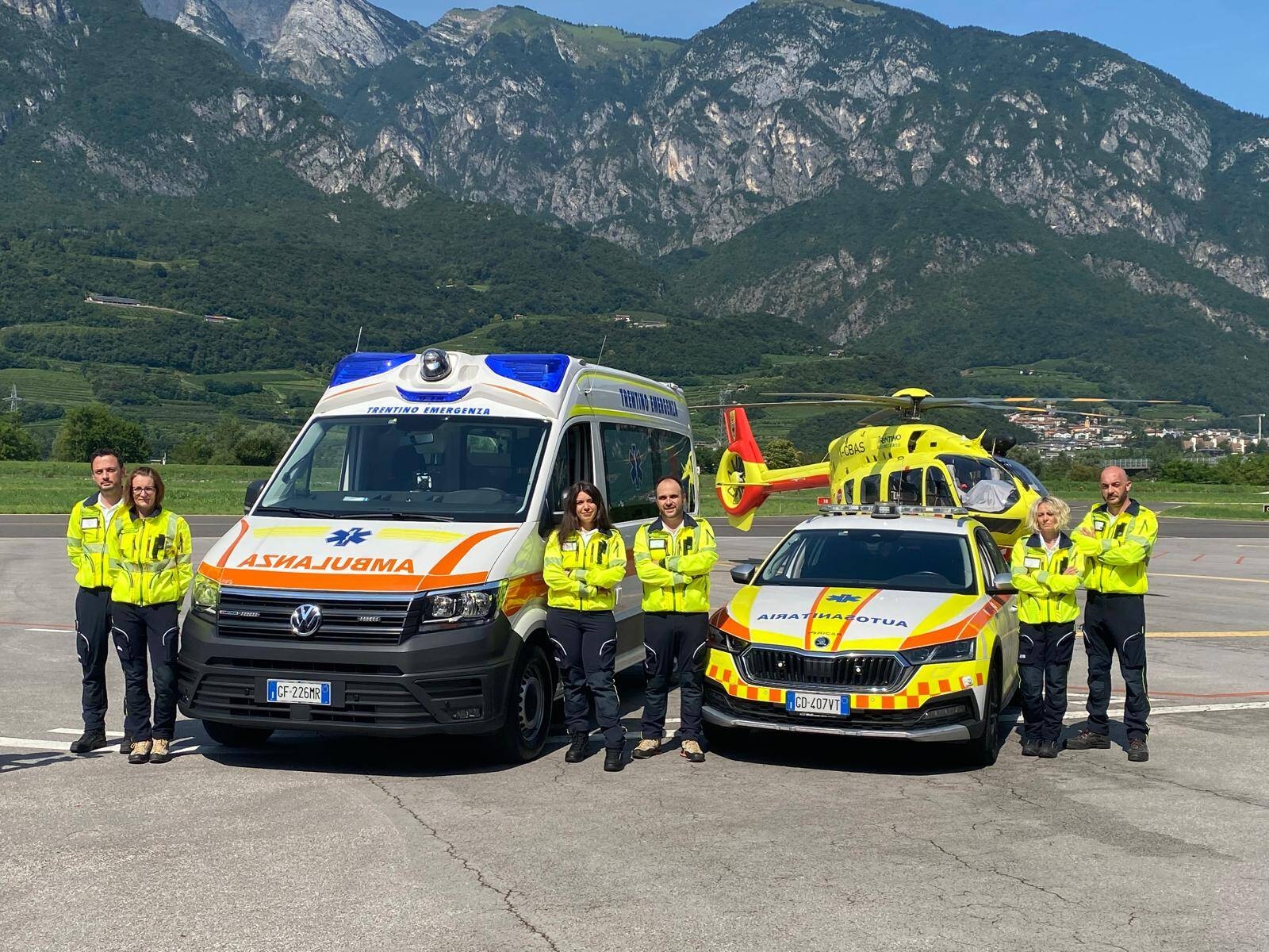 Immagine: Trentino emergenza mezzi e operatori 