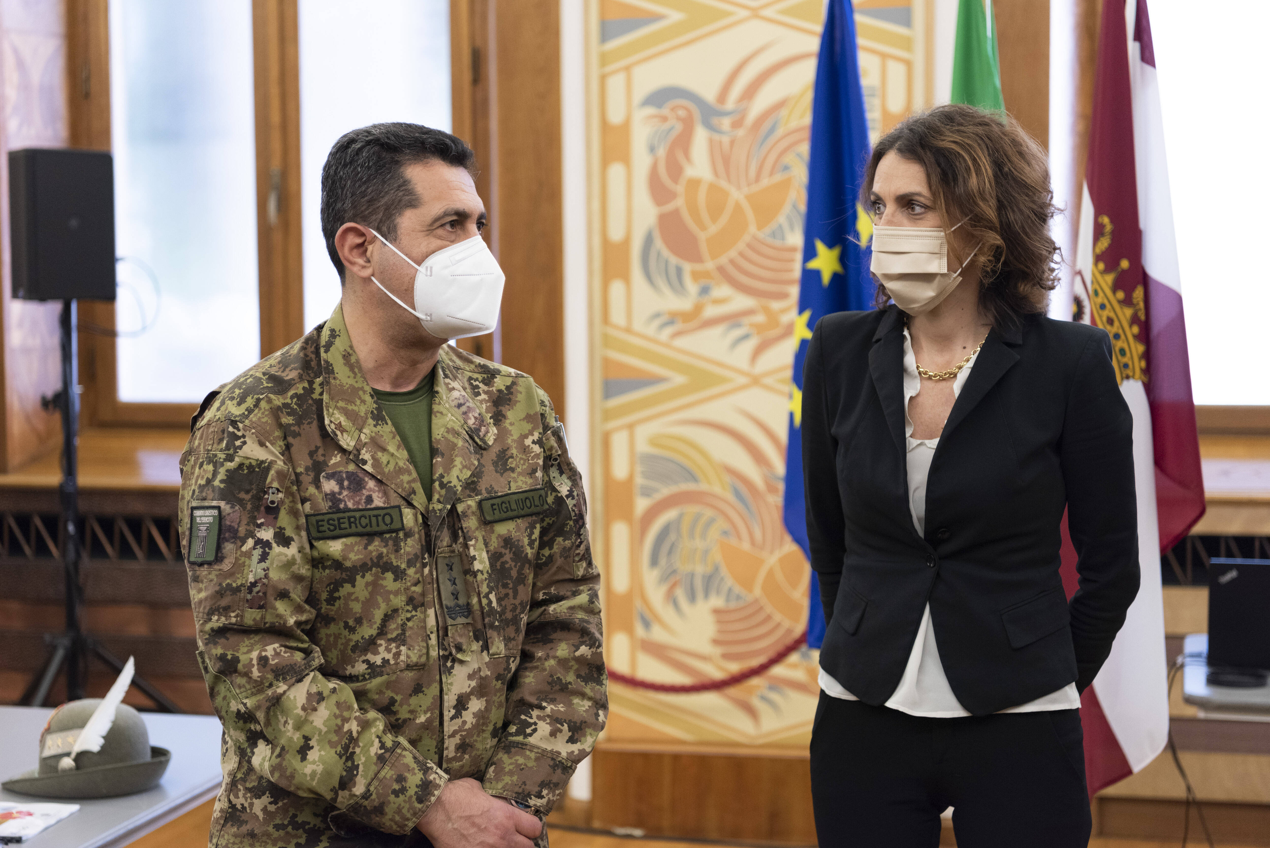 Immagine: Visita Figliuolo in Trentino