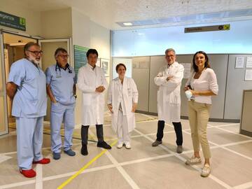 Ospedale di Arco: l'assessore Segnana ha accolto i nuovi direttori Portolan e Quattrocchi